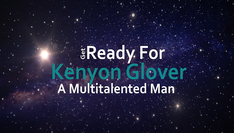 Get Ready for Kenyon Glover! A Multi-talented Man